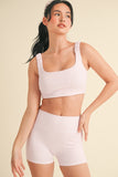Casual Comfort Bra Top Pink Gingham
