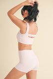 Casual Comfort Bra Top Pink Gingham