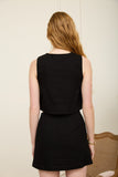 Midnight Scallop Top