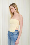 Soft Edge Strapless Top