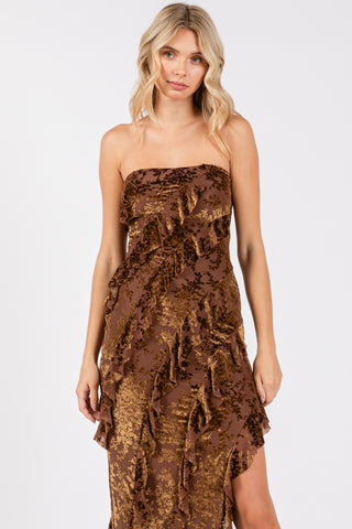 Polished Perfection Dress in Mocha