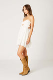 Taking Risks Romper in White