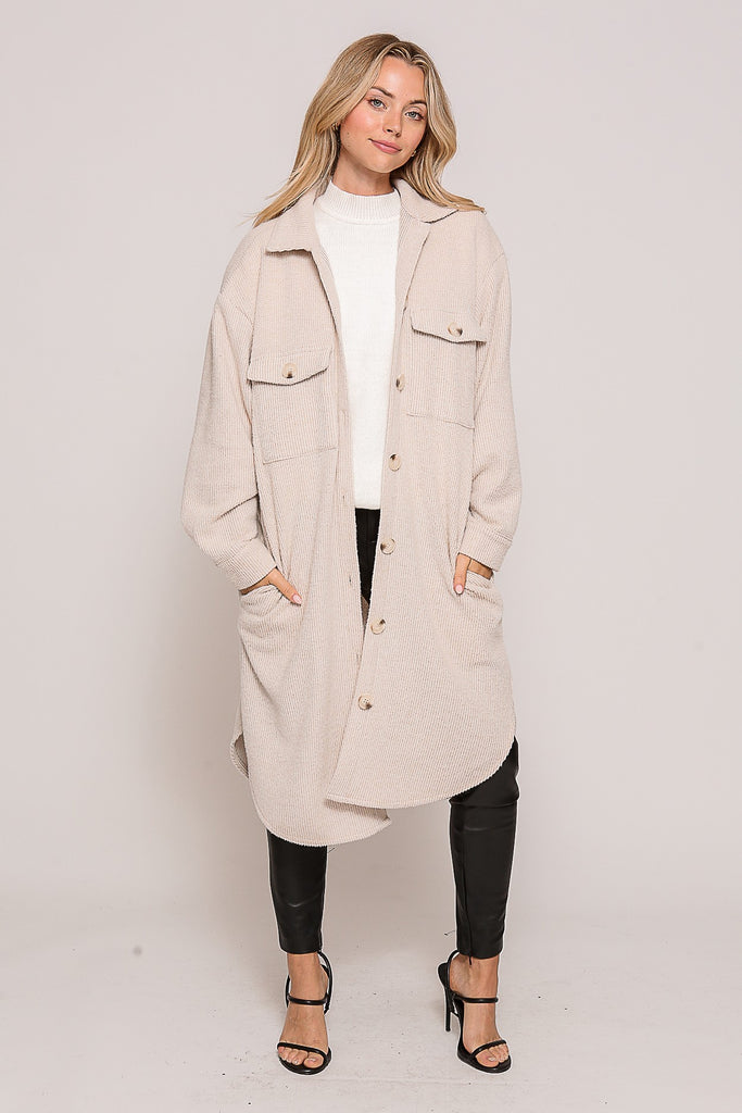 Snuggle Weather Jacket in Oatmeal