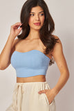 Just That Easy Bandeau Top