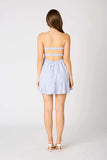 Today's The Day Romper in White/Blue