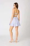 Today's The Day Romper in White/Blue