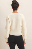Over Under Wrap Sweater