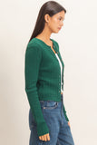 Buttoned Up Cable Cardigan