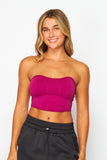 Just That Easy Bandeau Top