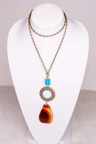 Marcela Necklace in Bronze 336