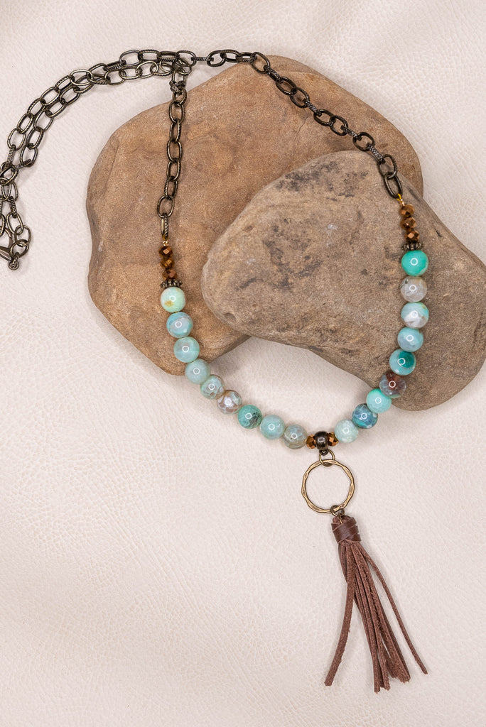 Luna Necklace Amazonite 177