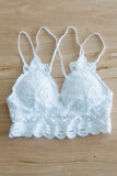 Amazing Lace Bralette in White