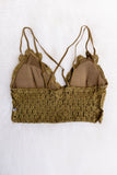 Amazing Lace Bralette in Olive