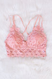 Amazing Lace Bralette in Rose Tan