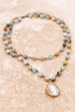 Lourdes Necklace in Amazonite 212