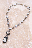 Pica Necklace in Jasper/White 332