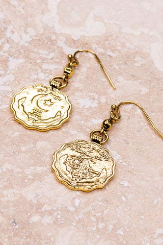 Simone Earring Gold 263
