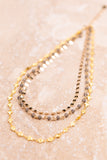 Trinity Necklace in Gold 222