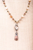 Pica Necklace in Bamboo Agate