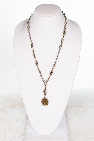 Tracie Necklace in Doubloon
