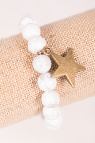 Macey Bracelet in White