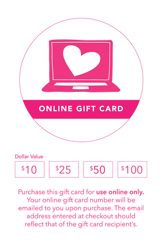 Online Gift Card ($10-$100)